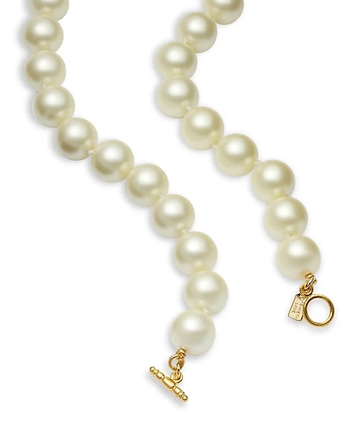 Kenneth Jay Lane Imitation Pearl Collar Toggle Necklace, 18