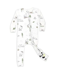 Bellabu Bear Unisex Winter Forest Animals Convertible Footie - Baby