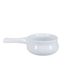 Onion Soup 12 oz. White Bowls, Set of 4