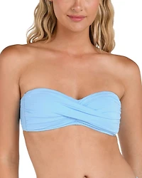 Twisted Bandeau Bikini Top
