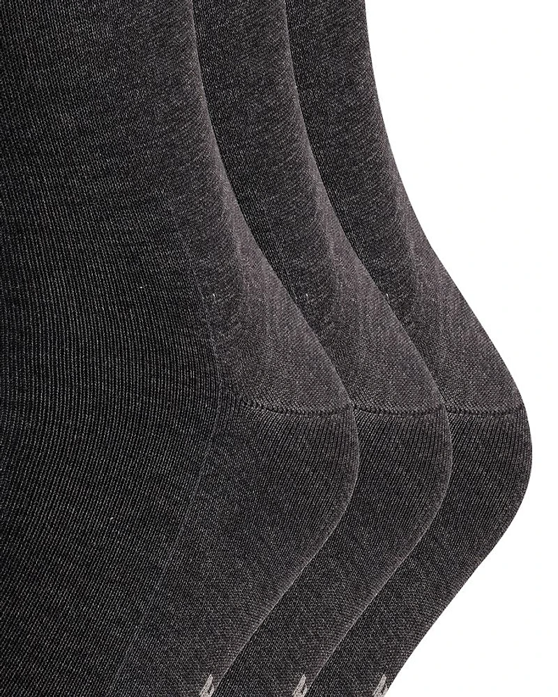 Tiago Cotton Blend Solid Crew Socks