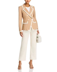Edison Dickey Border Trim Jacket