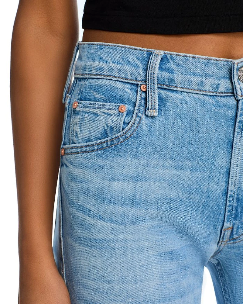 The Bookie High Rise Ankle Wide Leg Jeans Puzzled