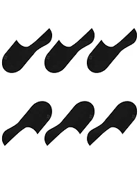 Falke Step Cotton Blend Solid High Cut No Show Socks, Pack of 3