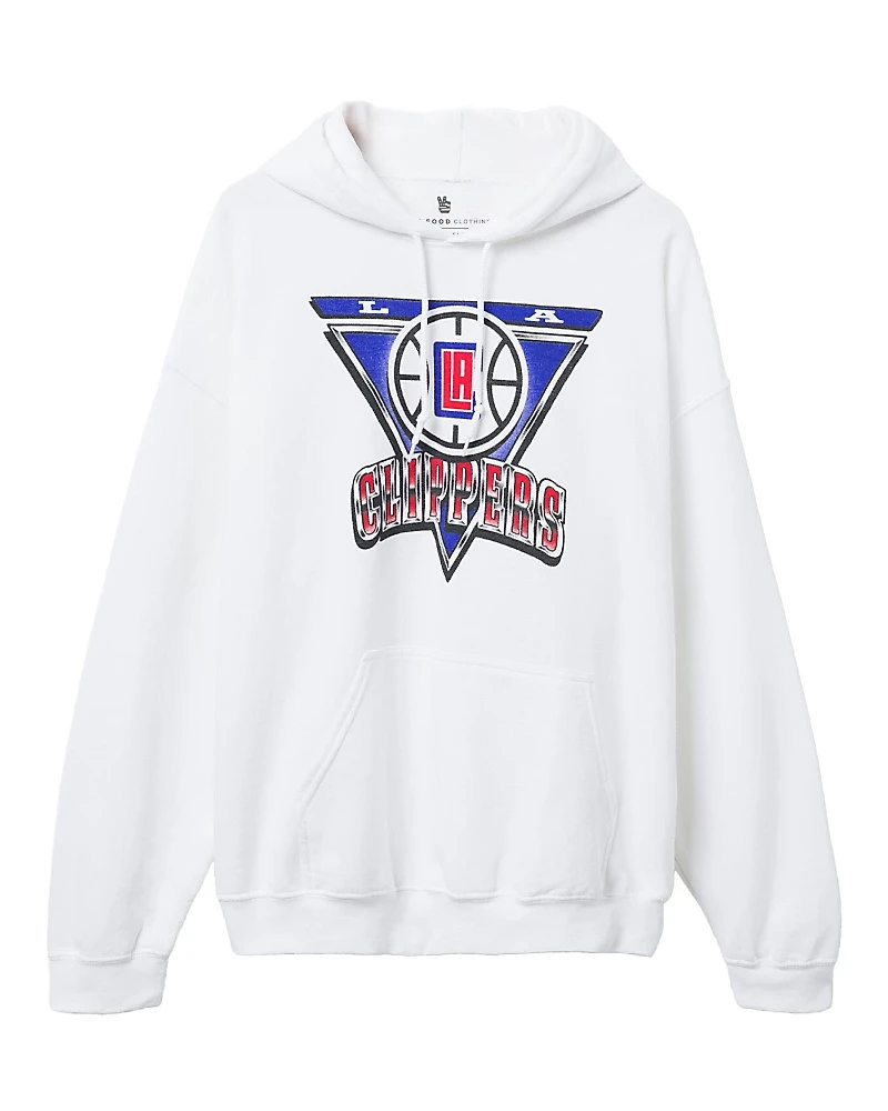 Junk Food Clothing Unisex Nba Los Angeles Clippers Triangle Hoodie