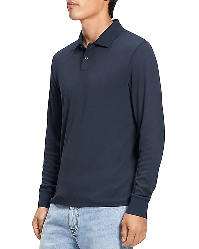 Theory Goris Long Sleeve Polo Shirt