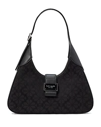 Spade Flower Jacquard Shoulder Bag