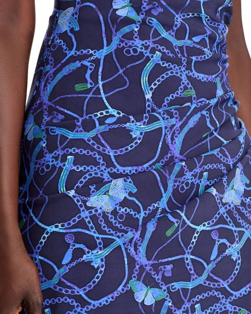 Iriza Long Print Dress