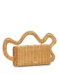 Elsa Rattan Clutch