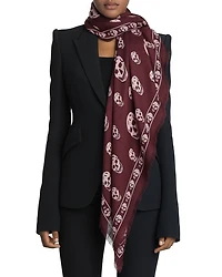 Classic Skull Wool Scarf