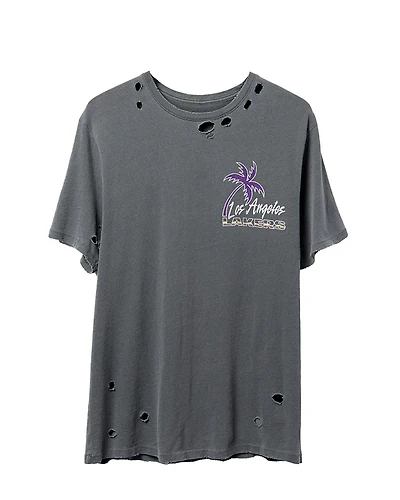 Junk Food Clothing Unisex Nba Los Angeles Lakers Surf Competiton Vintage Tee