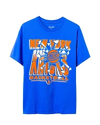 Junk Food Clothing Unisex Nba New York Knicks Break Through Short Sleeve Tee