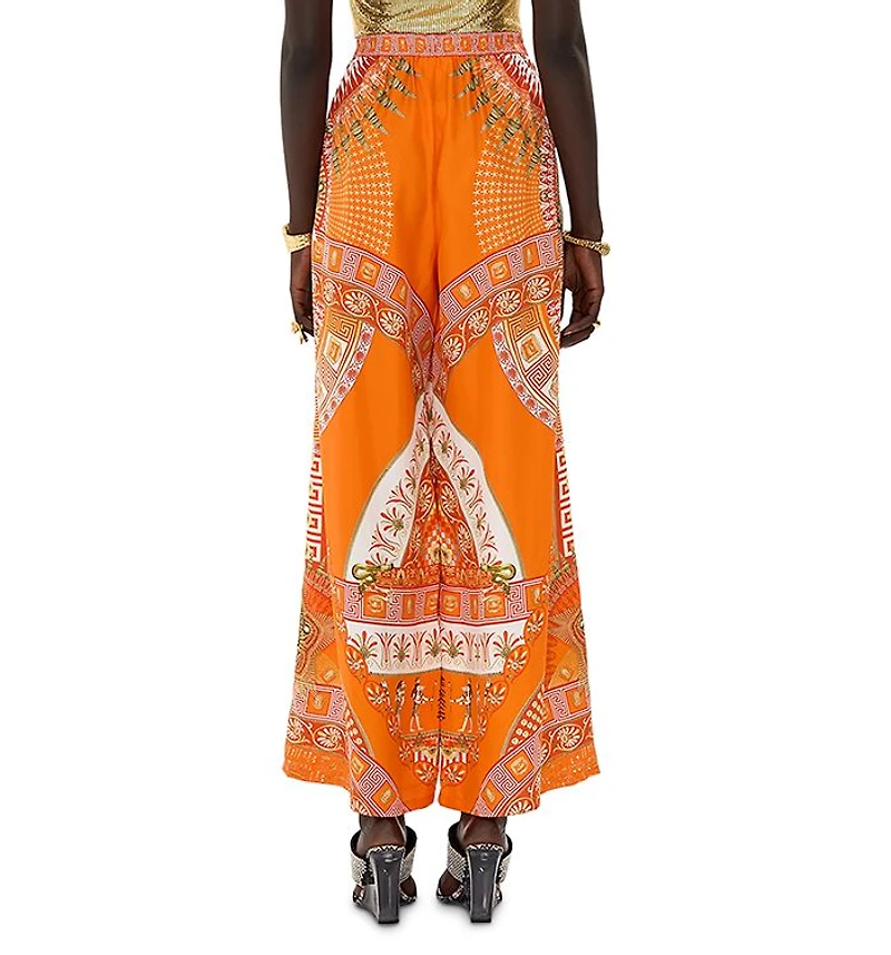 Silk Wide Leg Pants