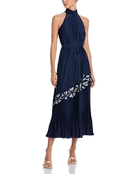 Eleah Floral Halter Midi Dress