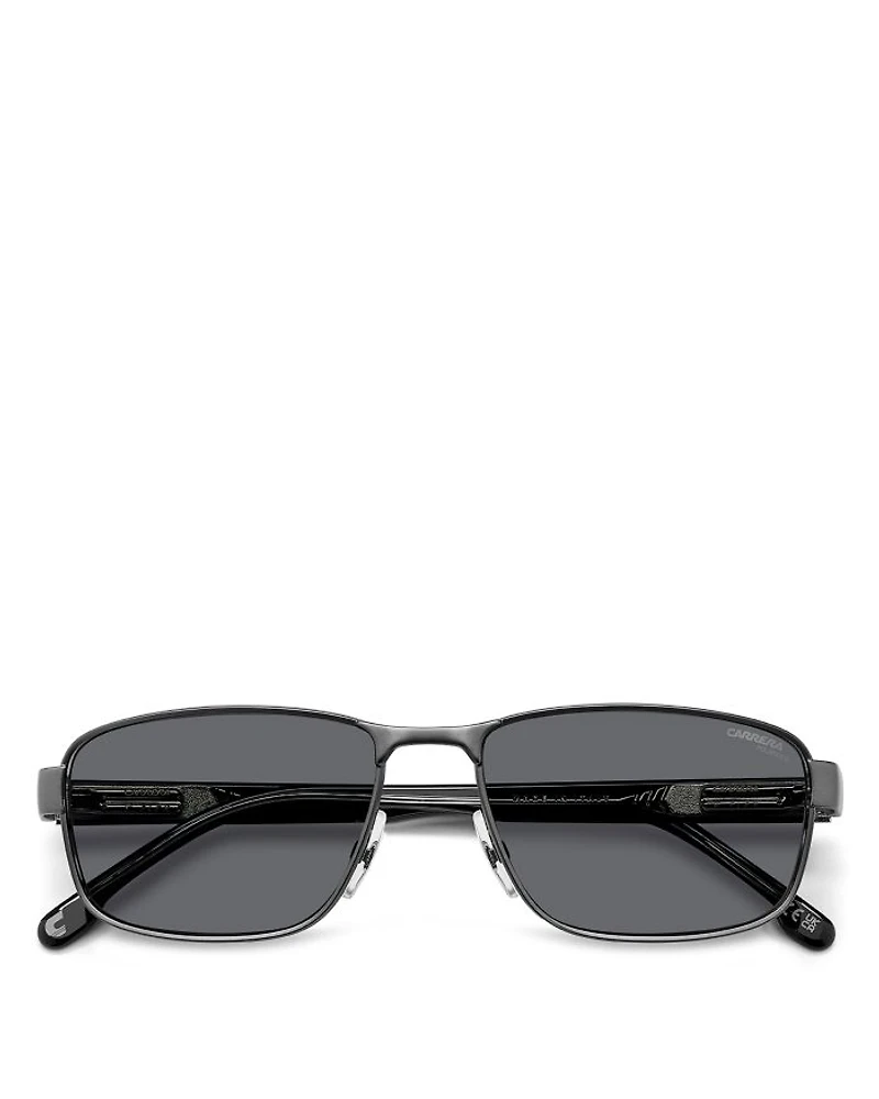 C Flex Rectangle Sunglasses, 56mm