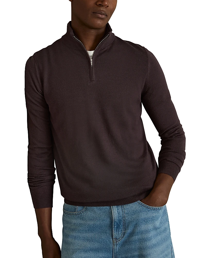 Reiss Blackhall Quarter Zip Sweater