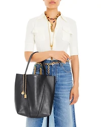 Spin Medium Leather Tote