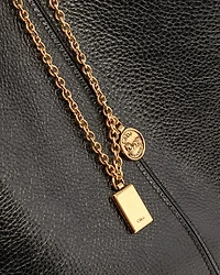 Leather Spin Large Tote