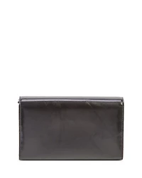 Iconic Leather Flap Wallet On Chain