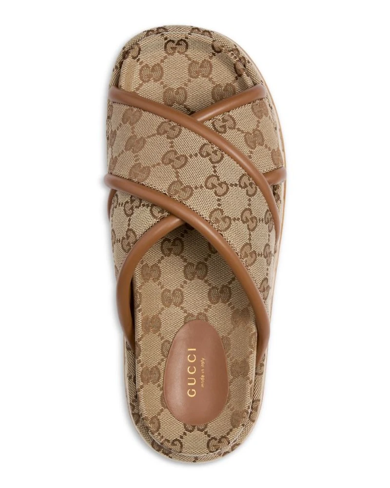 Women's GG Platform Slide Sandals