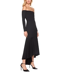 Off The Shoulder High Low Dress