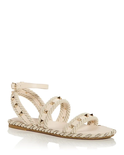 Valentino Garavani Women's Rockstud Espadrille Sandals