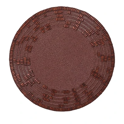 Wood Matrix Placemat, Set of 2