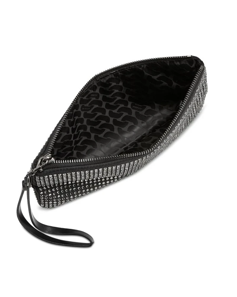 Crystal Embellished Wristlet