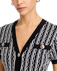Textured Mini Dress