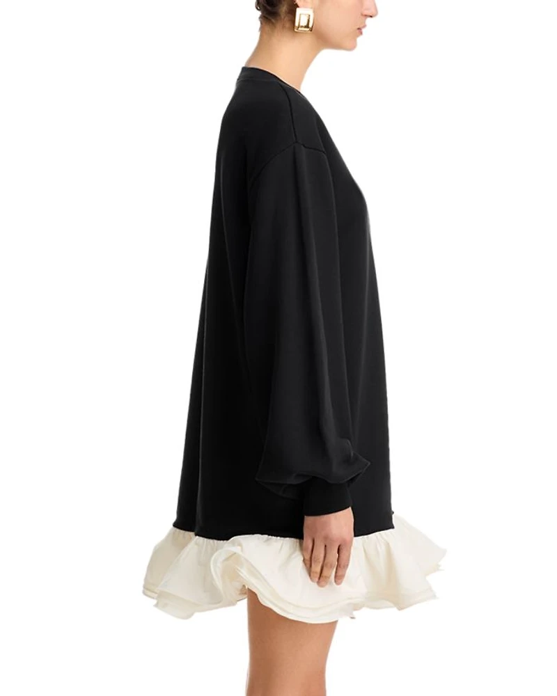 Oakley Contrast Hem Sweater Dress