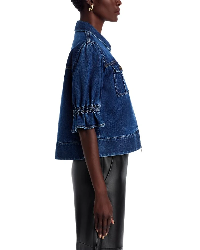 Holly Half Sleeve Denim Jacket