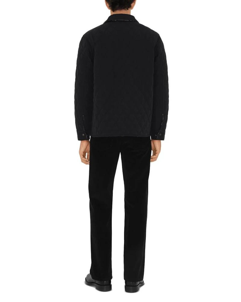 Classics Nylon & Cotton Quilted Reversible Shirt Jacket