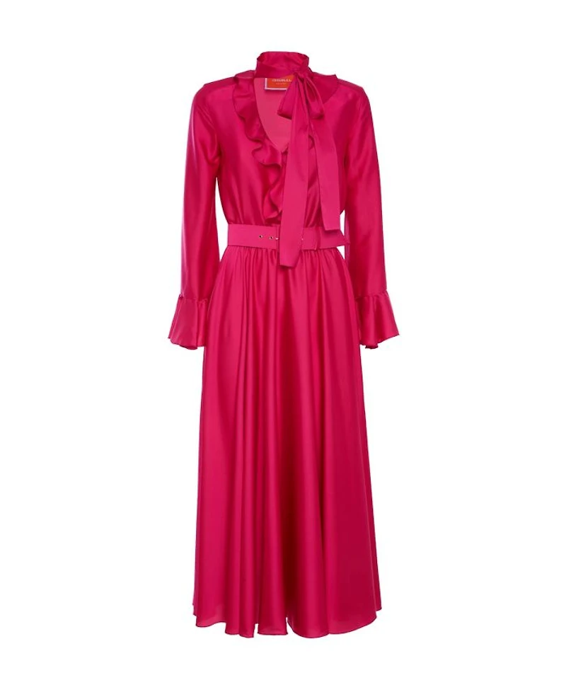 Baby Dress Solid Cyclamen