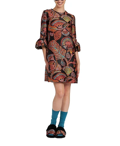 La DoubleJ 24/7 Dress Jacquard Sicomore Black