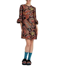 La DoubleJ 24/7 Dress Jacquard Sicomore Black