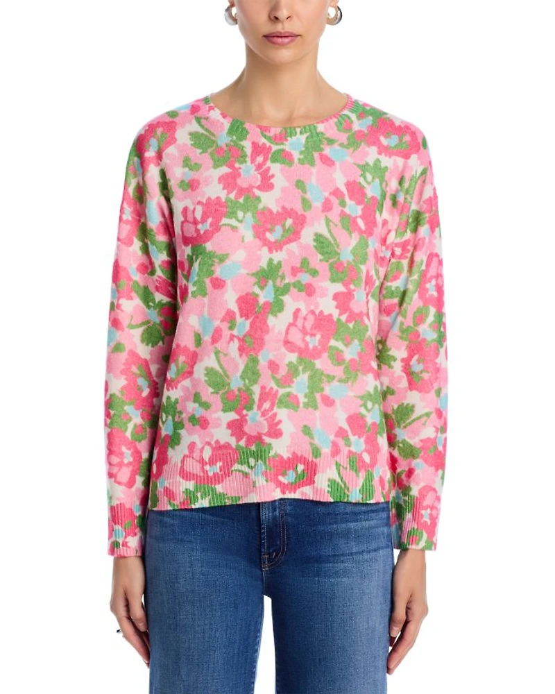 Spring Floral Crewneck Sweater - Exclusive