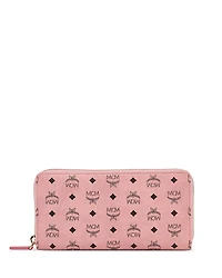 Mcm Aren Visetos Zip Around Wallet