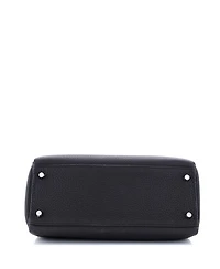 Kelly Handbag Black Togo with Palladium Hardware