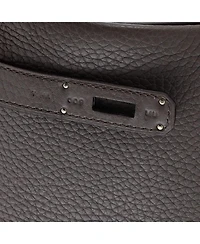 Birkin 30 Handbag Grey Clemence with Palladium Hardware