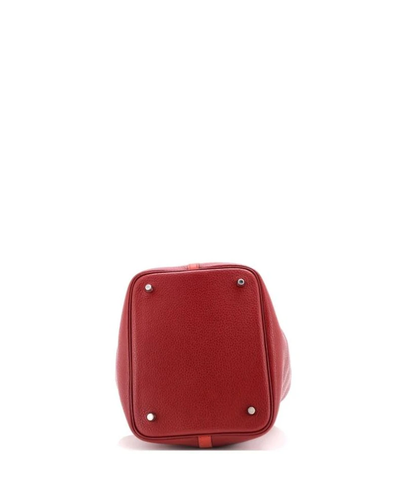 MM Bicolor Picotin Lock Bag Clemence with Swift