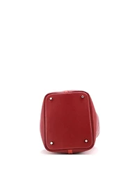 MM Bicolor Picotin Lock Bag Clemence with Swift