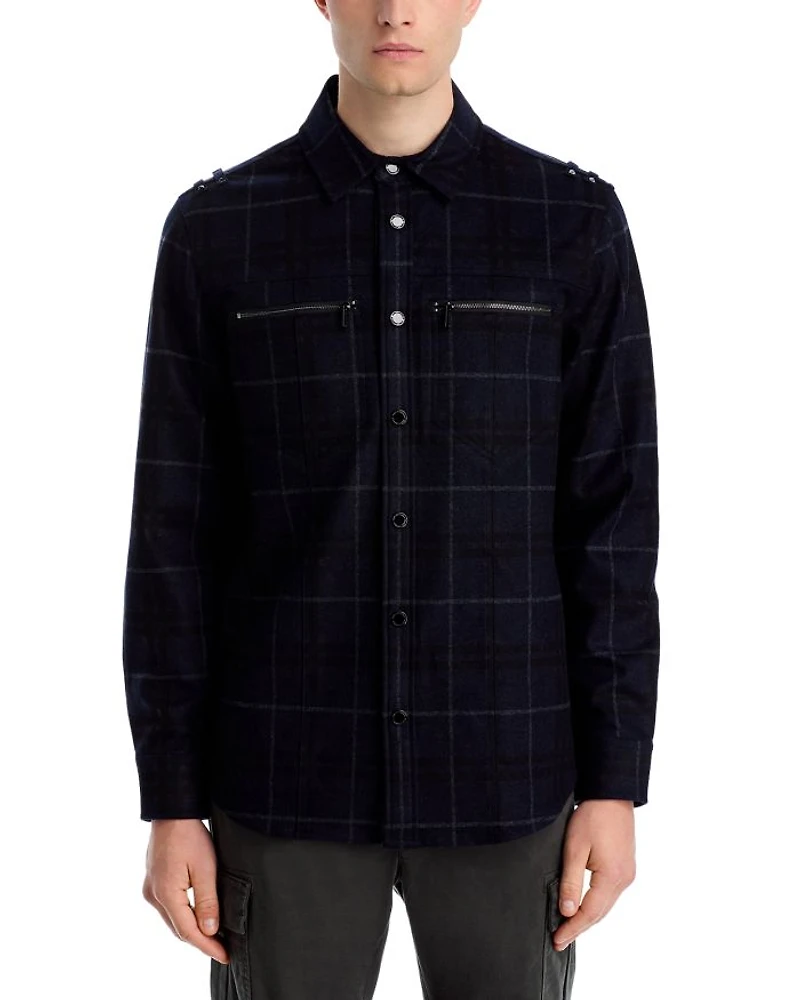 Plaid Shirt Jacket