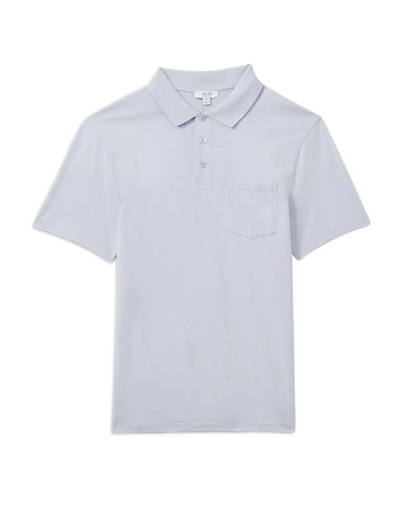 Austin Mercerized Cotton Slim Fit Pocket Polo Shirt