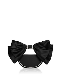 Satin Bow Bag w/ Faux Pearls - Exclusive
