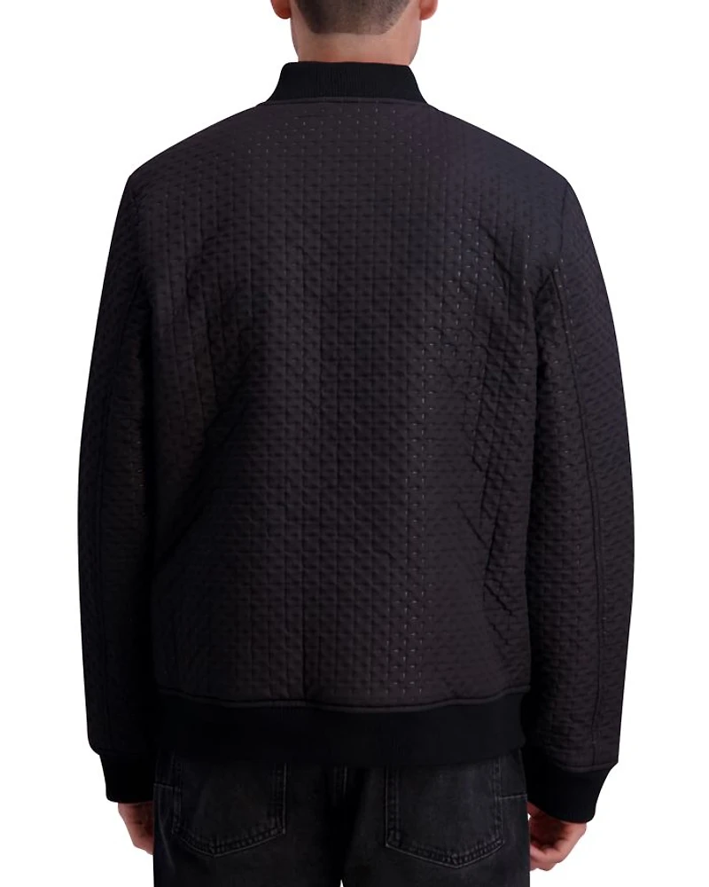 Quilted Bomber Jacket