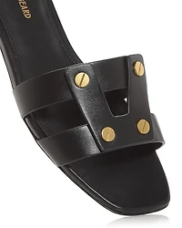 Women's Via Leather Slide Sandals