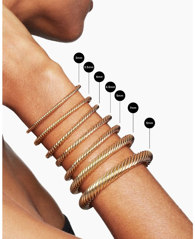 Renaissance Center Station Bracelet with Diamonds 18K Gold