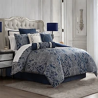 Waterford Blarney 4 Piece Comforter Set, Queen