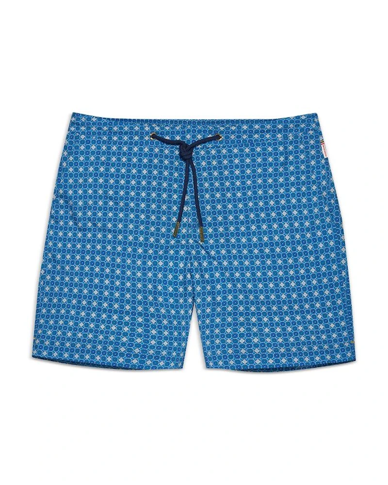 Bulldog Dahlia Drawstring 6" Swim Trunks