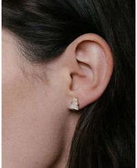 Iconic Lab-Grown Diamond Stud Earrings 14K Yellow and White Gold, 1.5ctw Keystone Lab Grown Diamonds